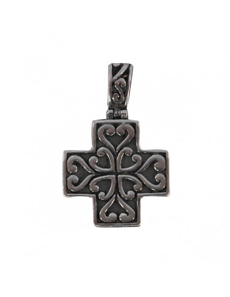 Cross pendant - genuine 925 silver