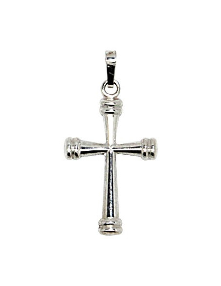Colgante de cruz - plata genuina 925