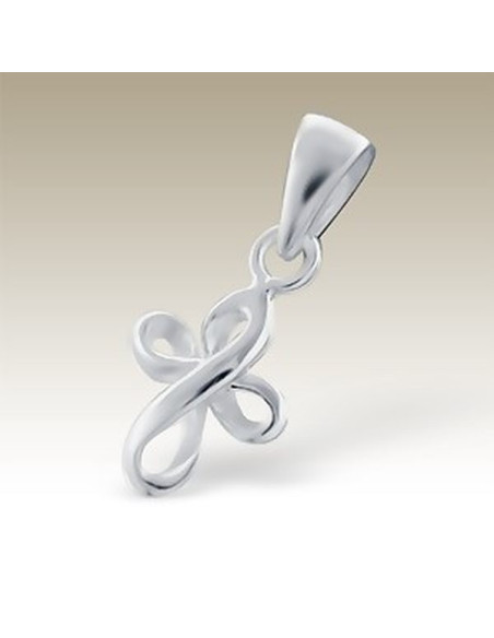 Ciondolo croce - argento 925 genuino