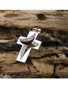 Mother-of-pearl cross pendant - 925 silver genuine