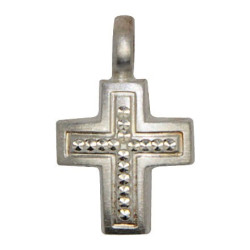 Ciondolo croce - argento 925 genuino