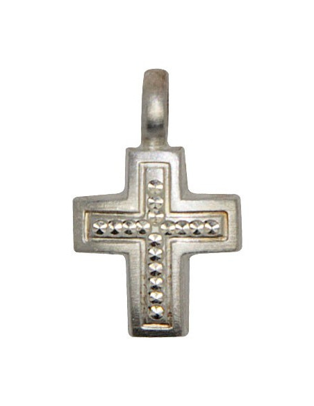 Pendentif croix - véritable Argent 925