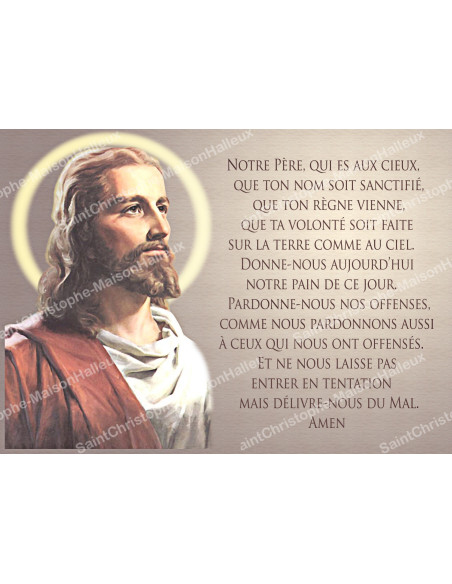 Carte aimantée prière - format postal