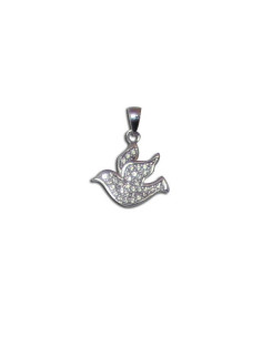Dove Crystal Pendant - Genuine Silver 925