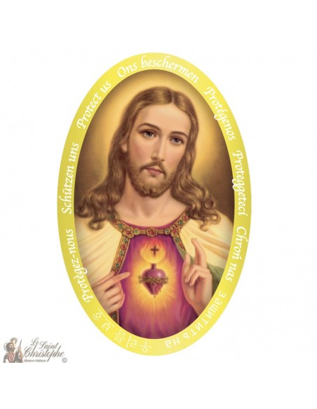 Aufkleber Heiliges Herz Jesu Christi