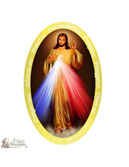 Christus Barmherziger Aufkleber