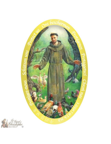 Sticker Saint Francis of Assisi
