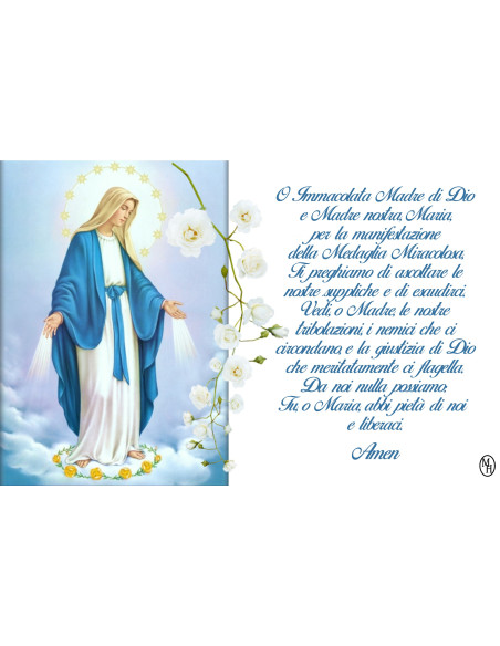 Tarjeta magnética con oracion - formato postal