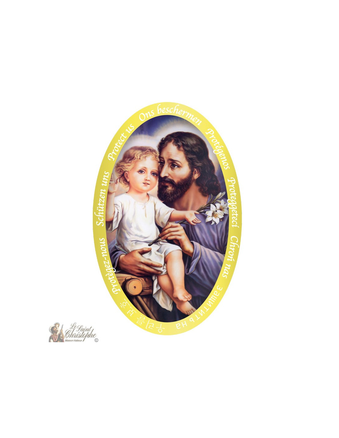 Aufkleber heiliger josef Aufkleber heiliger josef