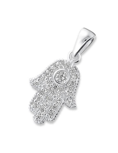 Fatma's Hand Pendant - Plata genuina 925