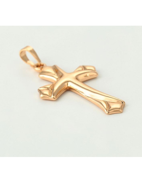 Cross pendant - 18K gold plated