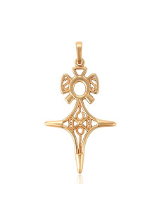 Pendant cross of the south - 18 K gold plated