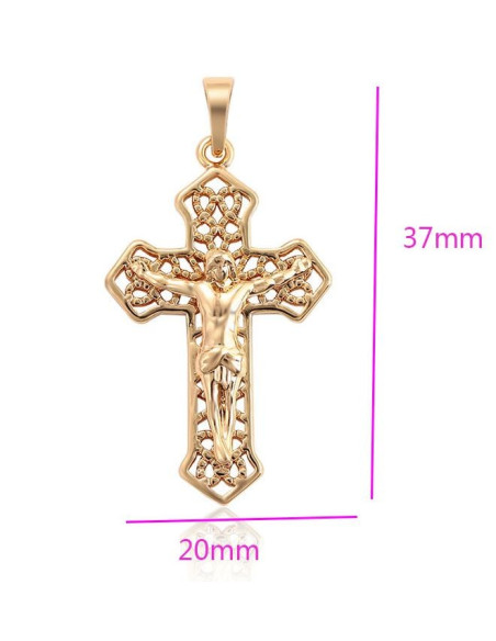 Anhänger Kreuz des Südens - 18 K vergoldet