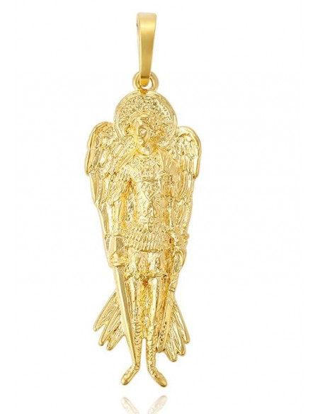 St Michael's Pendant - 18 K gold plated
