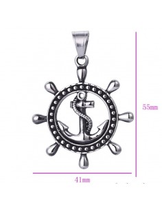 Pendant Marine anchor - stainless steel