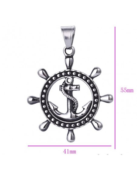 Pendant Marine anchor - stainless steel
