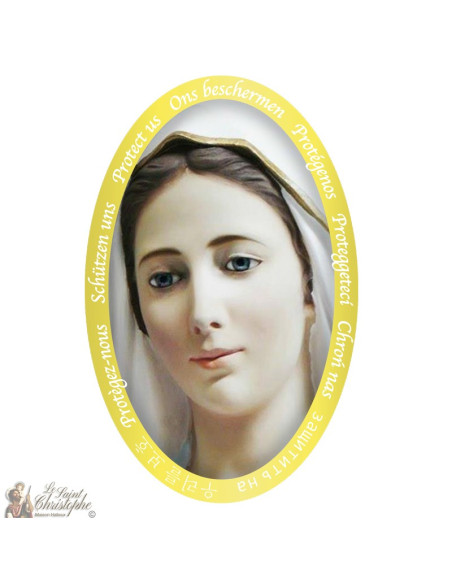 Adesivo Madonna di Lourdes