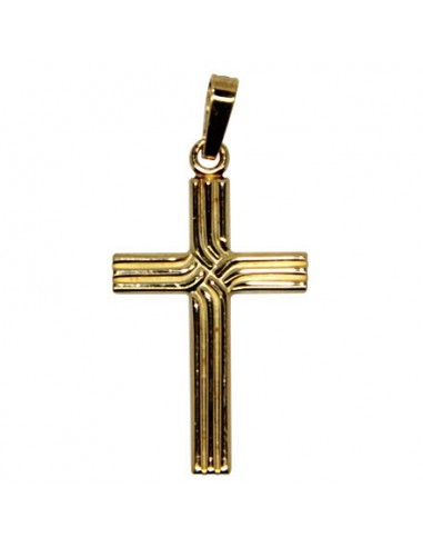 Cross pendant - gold plated