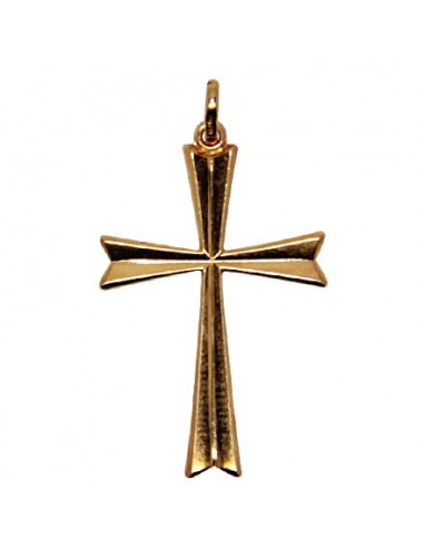 Cross pendant - gold plated