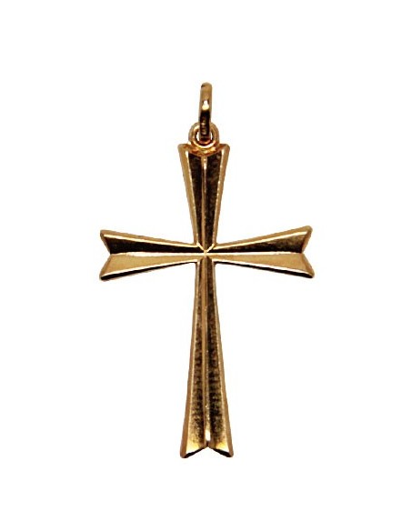 Cross pendant - gold plated