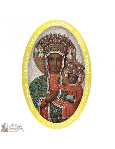 Black Virgin Sticker