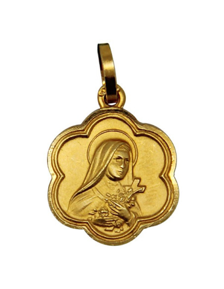 Medaglia Santa Rita - Placcato oro