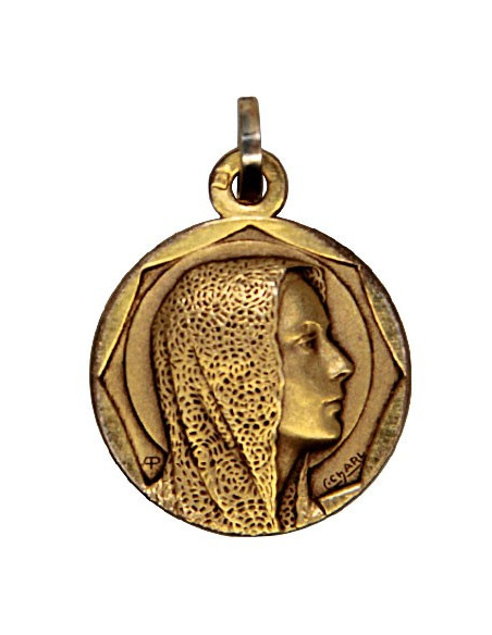 Medaglia Vergine Maria - Placcato oro