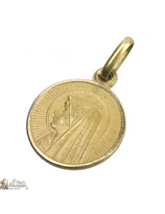 Médaille Vierge Marie - Plaqué or