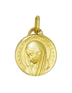 Medaglia Vergine Maria - Placcato oro