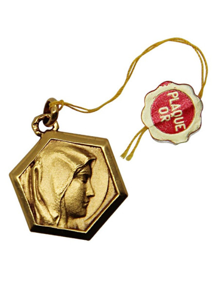Medaglia Vergine Maria - Placcato oro