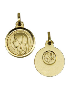 Medaglia Vergine Maria - Placcato oro
