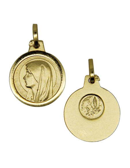 Medaglia Vergine Maria - Placcato oro