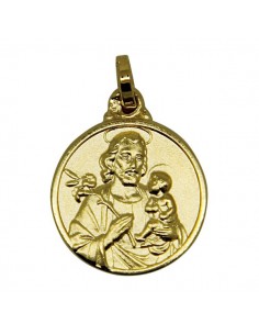 Médaille Saint Joseph - Plaqué or