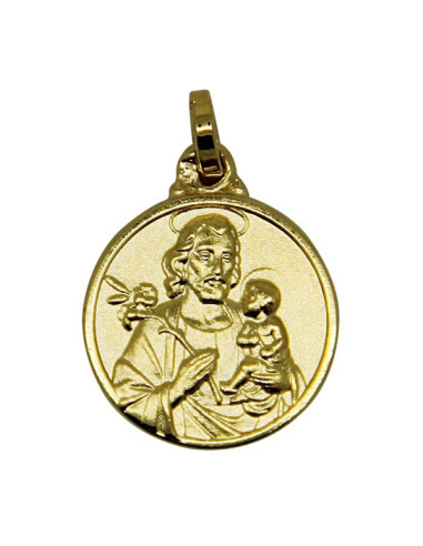 Medal of the Holy Joseph - Gold plated