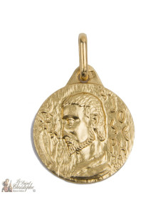 Sint Jozef Medaille - Verguld