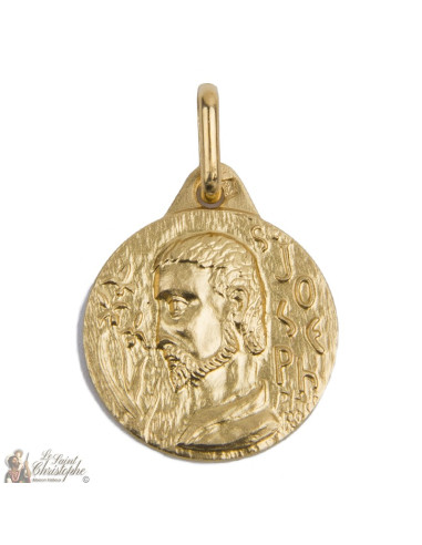 Heilige Jozef-Medaille - vergoldet
