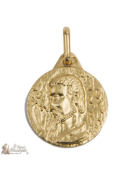 Heilige Jozef-Medaille - vergoldet