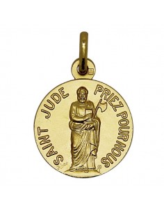 Medalla de San Judas - Chapada en Oro