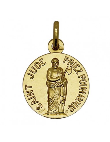 Sint Judas Medaille - Verguld