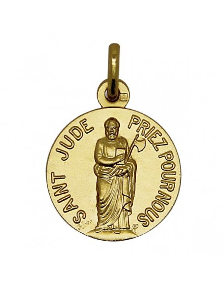 Médaille Saint Jude - Plaqué or