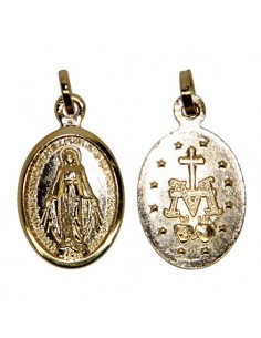Miraculous Virgin Medal - Gold plated