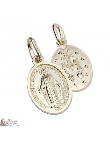Médaille Vierge Miraculeuse - Plaqué or
