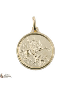 Heiliger Georges Medaille - vergoldet
