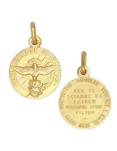 Medaglia Spirito Santo - Placcato oro