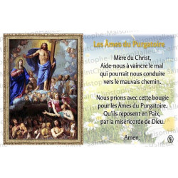 Postal 15 Estaciones del Vía Crucis oración - magnético