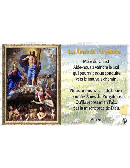 Postcard 15 Stations of the Way of the Cross prayer - magnetic