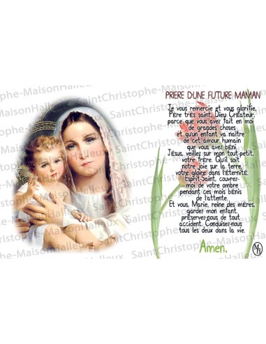 Postcard 15 Stations of the Way of the Cross prayer - magnetic