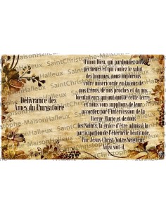 Postcard 15 Stations of the Way of the Cross prayer - magnetic