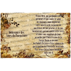 Postcard 15 Stations of the Way of the Cross prayer - magnetic