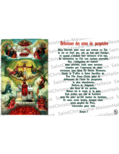 Cartolina postale 15 stazioni della Via Crucis preghiera - magnetico